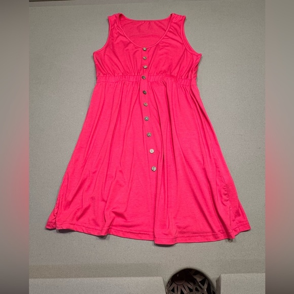 SHEIN Dresses & Skirts - SHEIN Pink Sleeveless Sweetheart Sundress